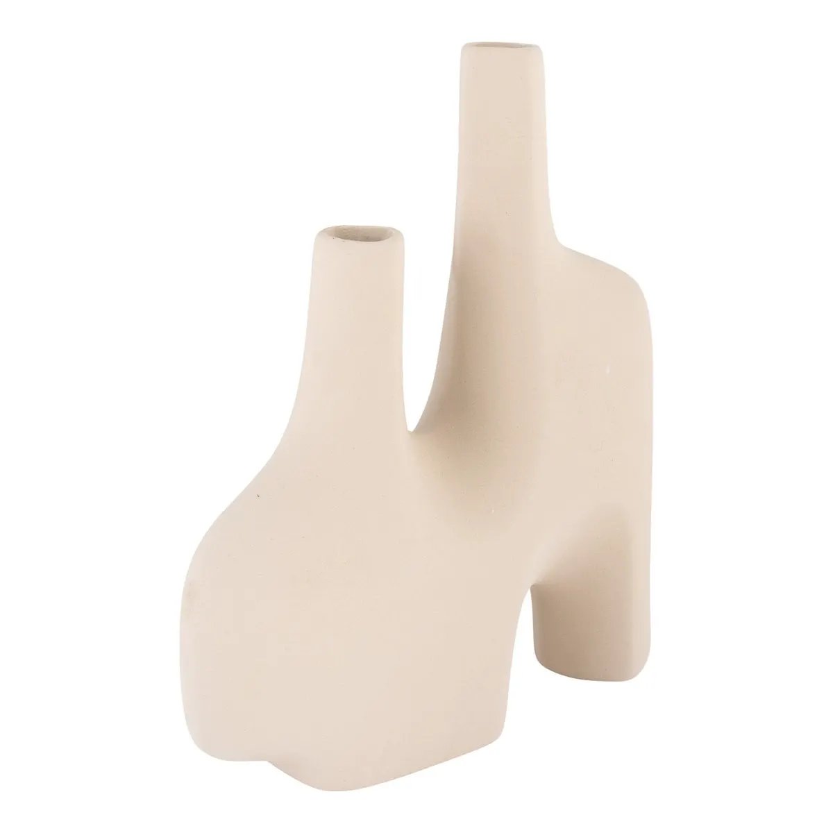Vase - Sand, Ceramic, 23.5x8x27 cm by EMIRELLE