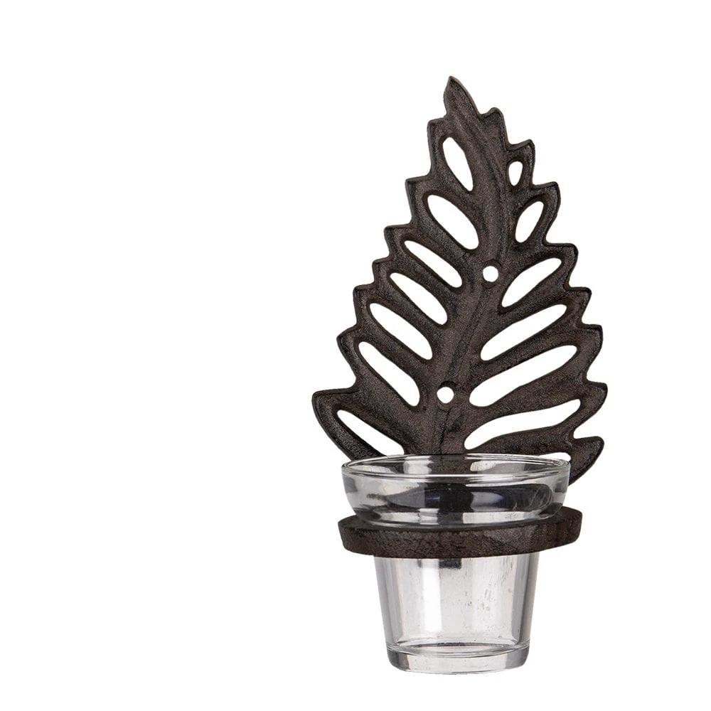 Tea light holder 10x12x19 cm by Clayre & Eef.