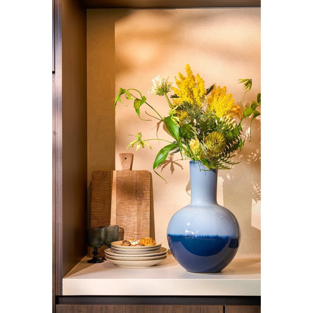 Vase Holm Blue by Mica Decorations