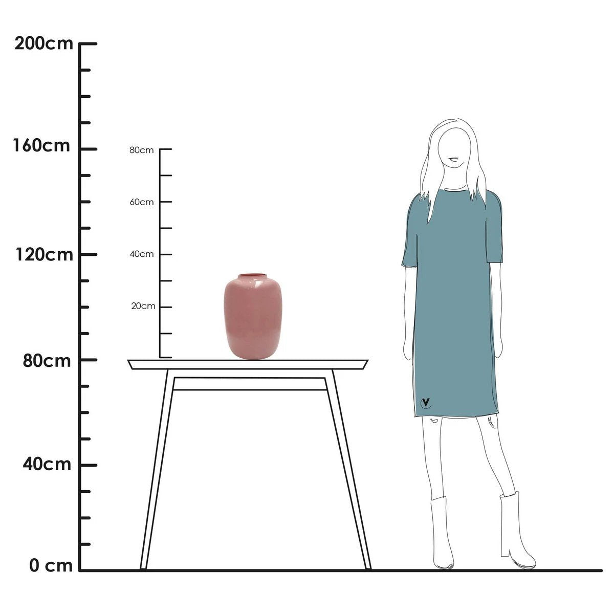 Vase - Artic Pastel Pink by Vase The World