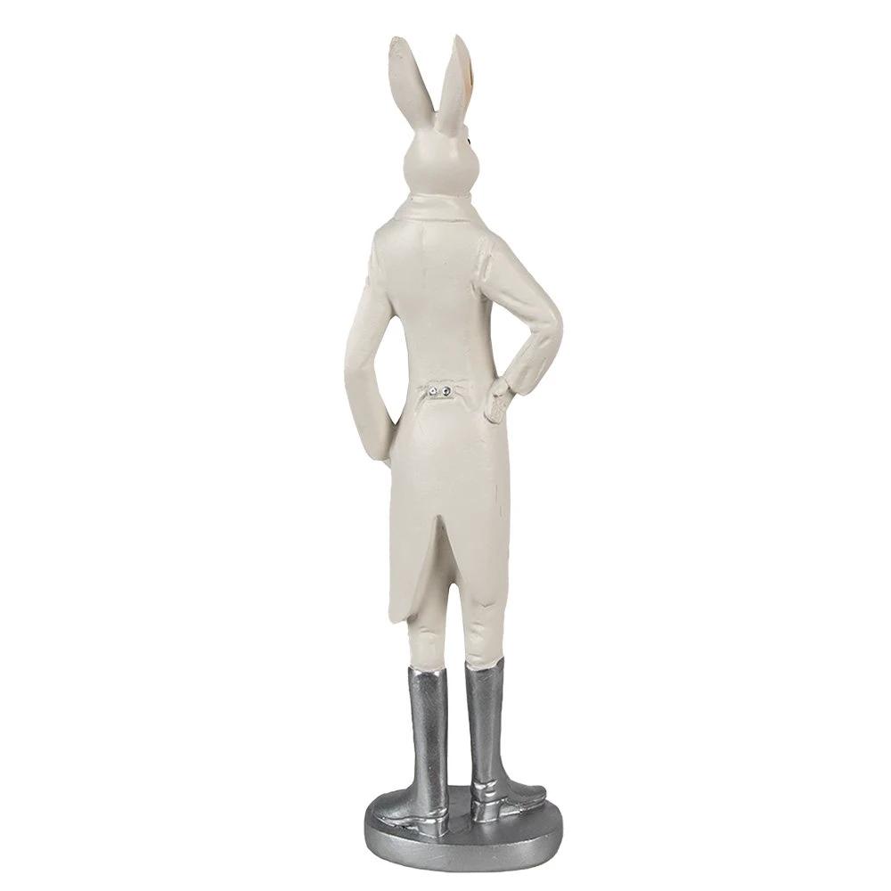 Decoration rabbit 11x8x40 cm by Clayre & Eef.