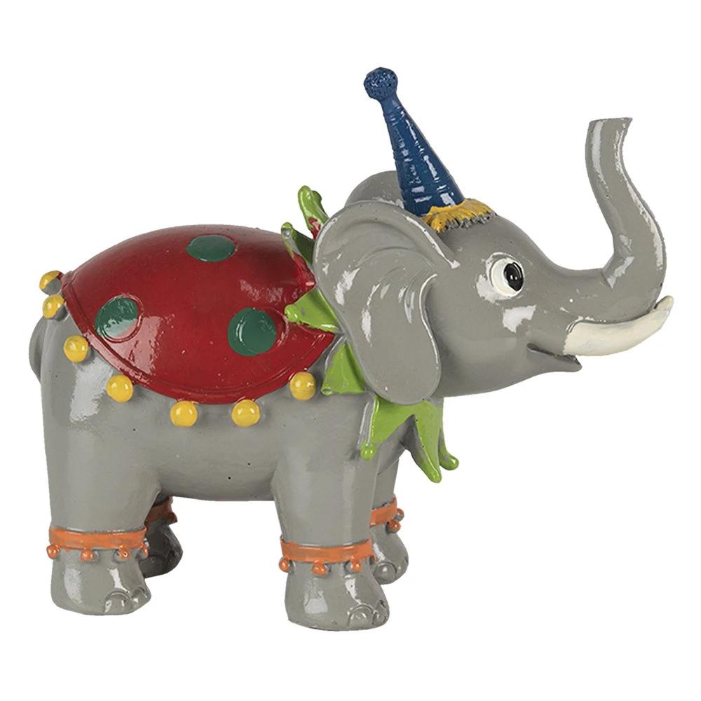 Dekoration Elefant 13x6x11 cm von Clayre & Eef.