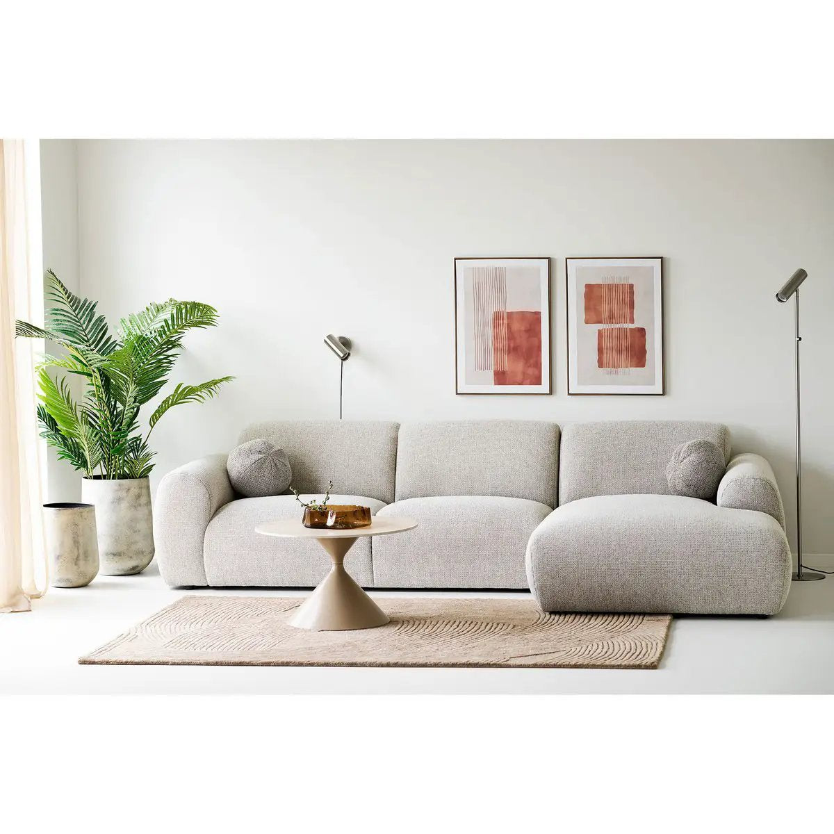 Mina Canvas print, canvas, beige/brown, No.1, 50x70 cm by EMIRELLE