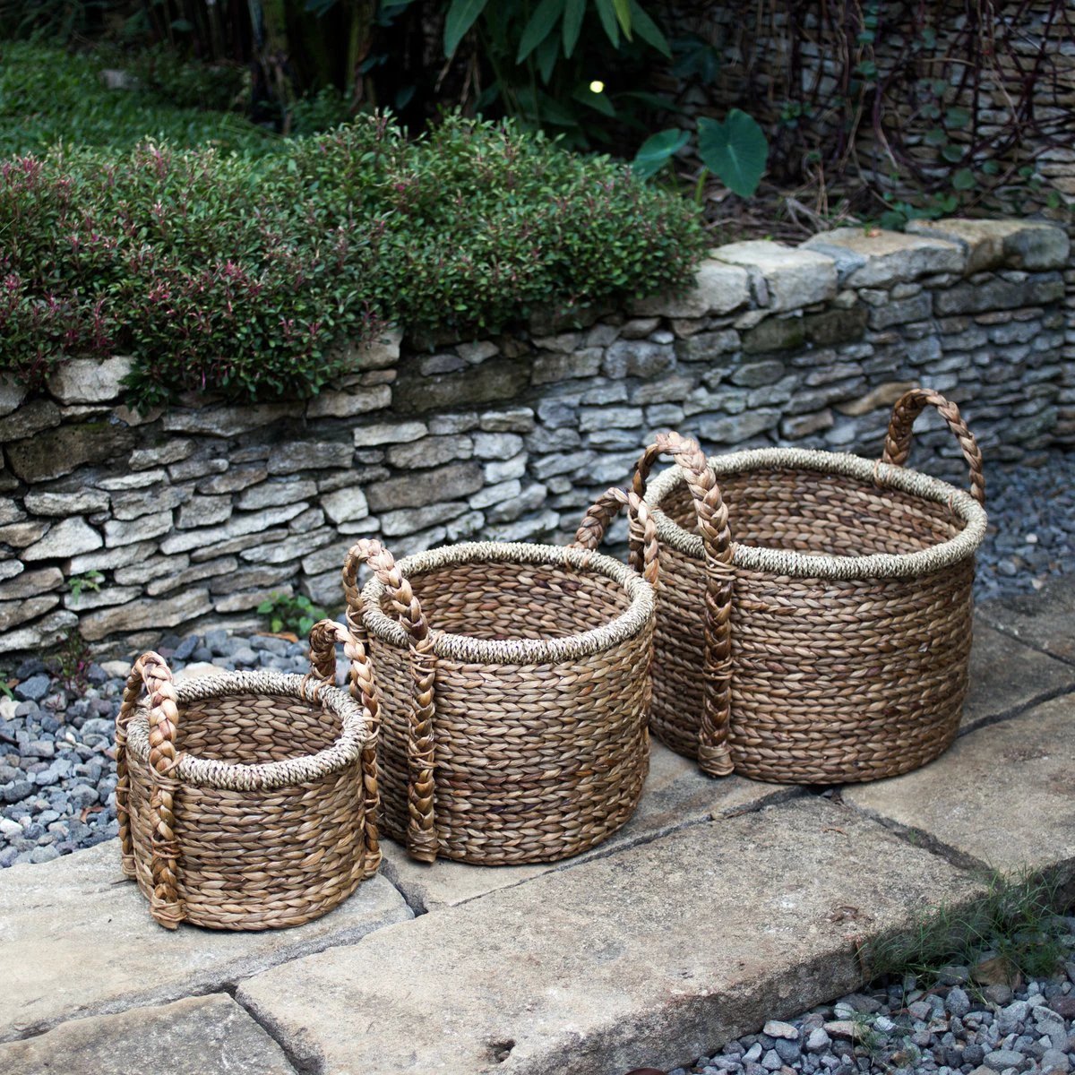 Plant | Basket Storage Basket | Laundry Basket CANGGU made from Water Hyacinth (3 sizes) by Soeji