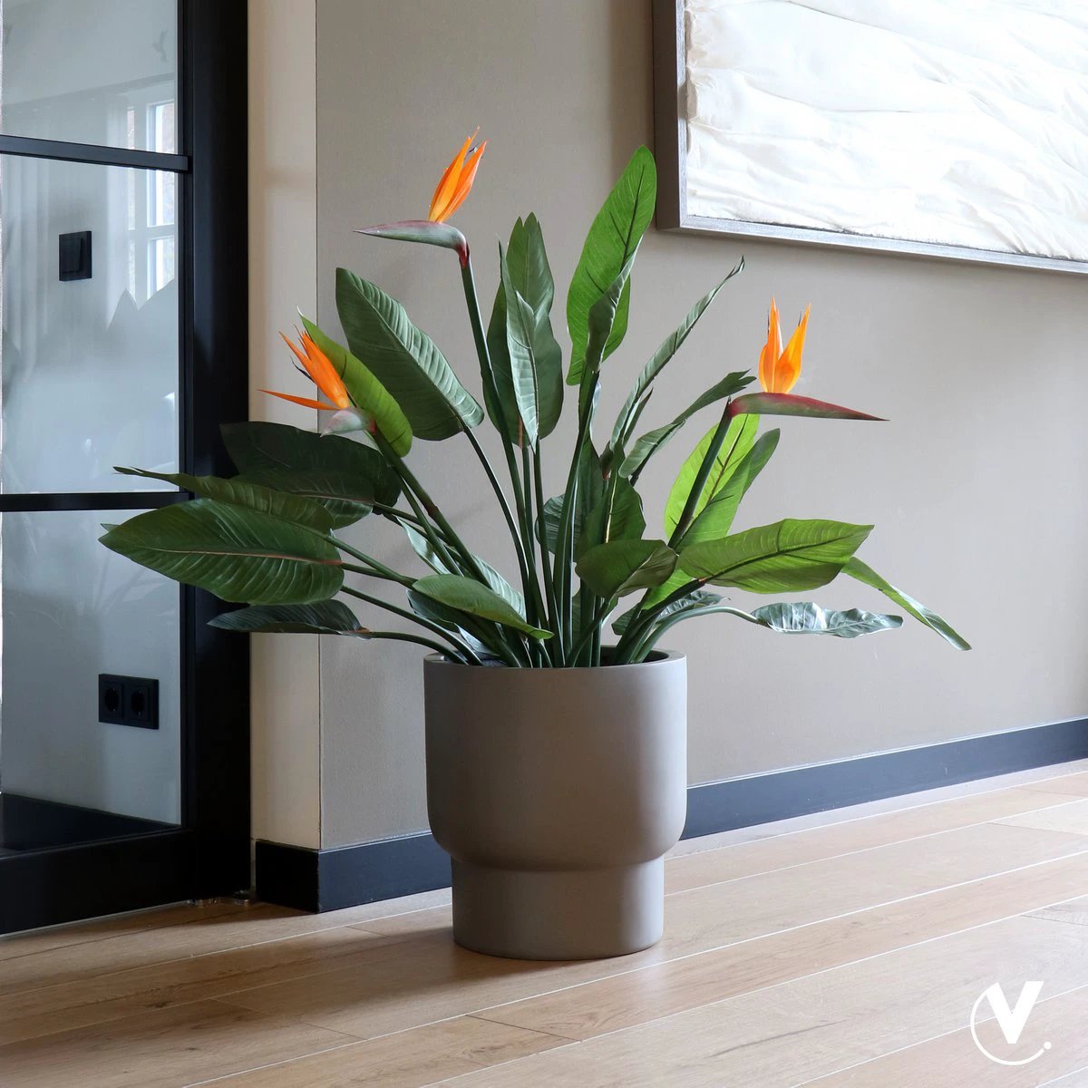 Plant Pot - Roskilde Taupe by Vase The World