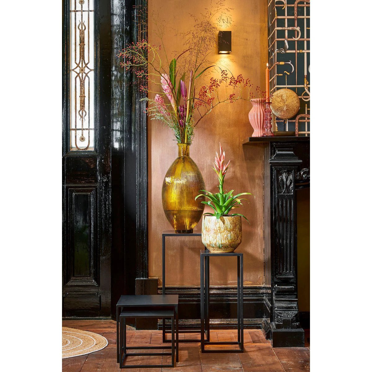 Decorative bottle of Firenza Yellow by Mica Decorations
