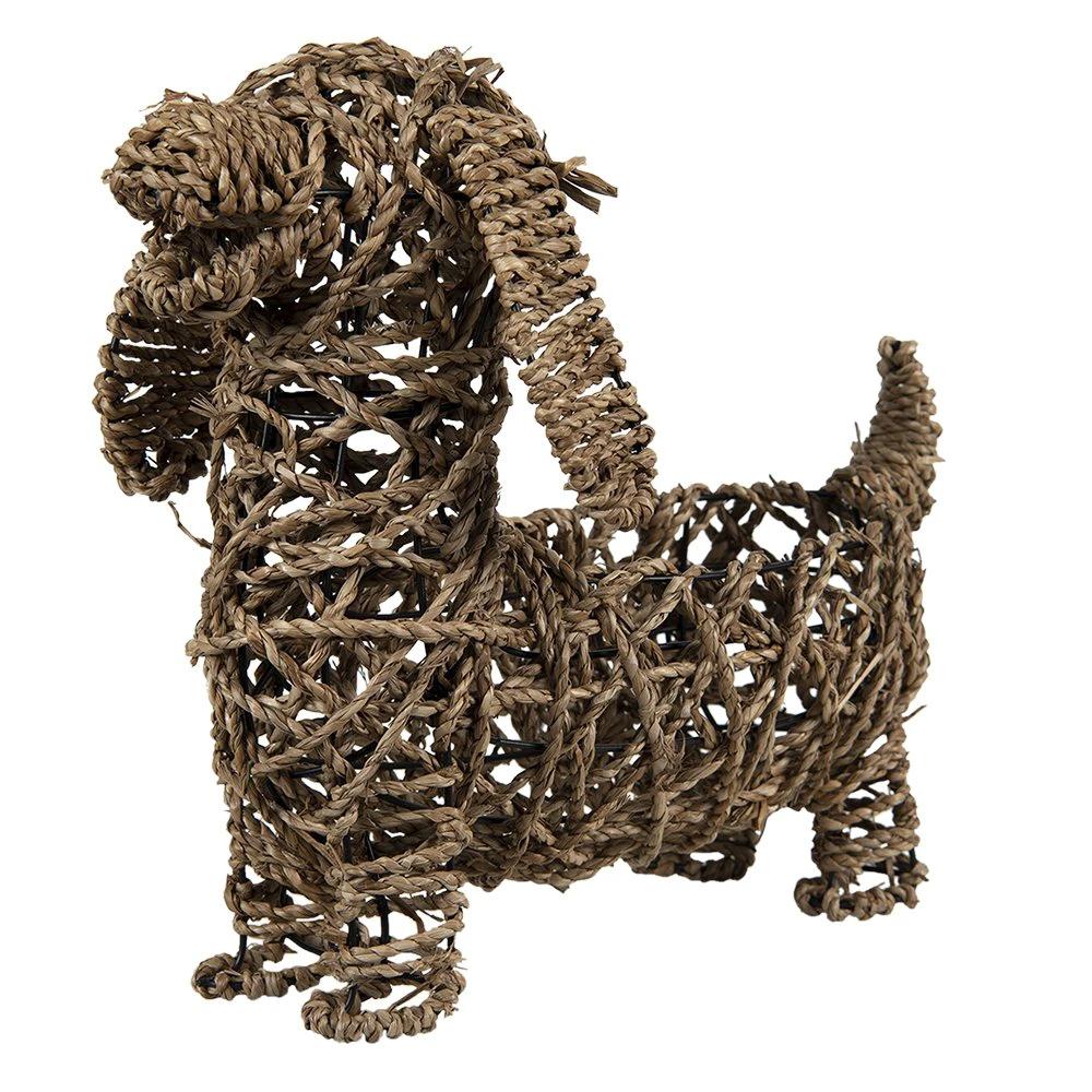 Plant holder dog 32x17x30 cm by Clayre & Eef.