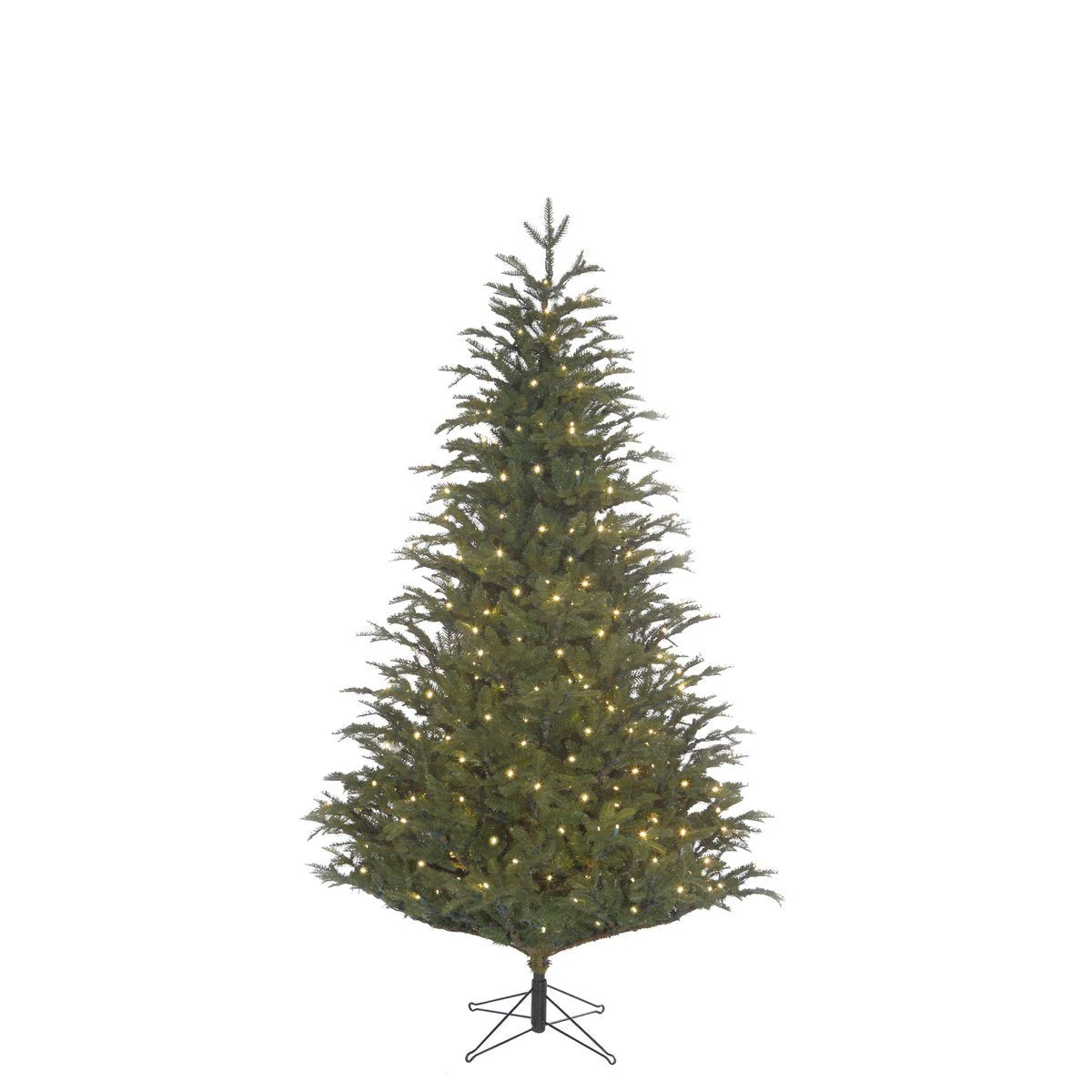 Vancouver Artificial Christmas Tree with LED Lighting - H185 x Ø124 cm - Green by House of Seasons