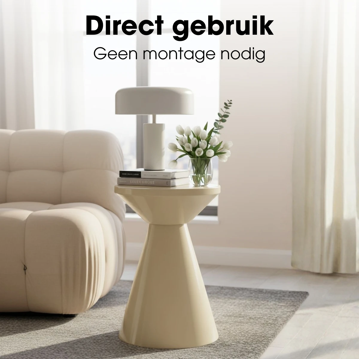 Side table Jim Beige by Mica Decorations