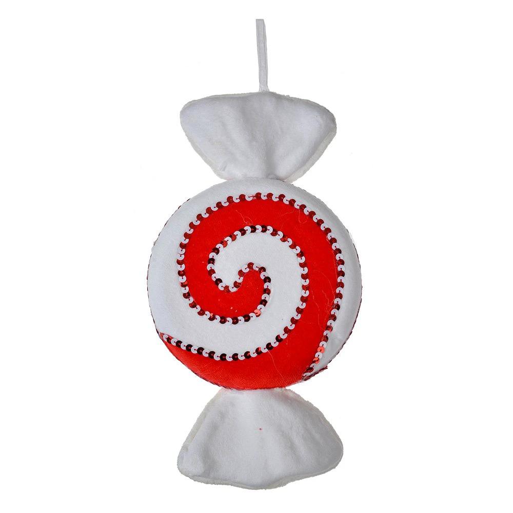 Christmas pendant 33x18x4 cm Red White Synthetic by Clayre & Eef.