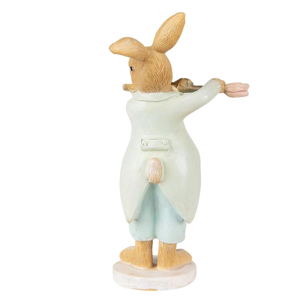 Decoration rabbit 8x5x16 cm by Clayre & Eef.