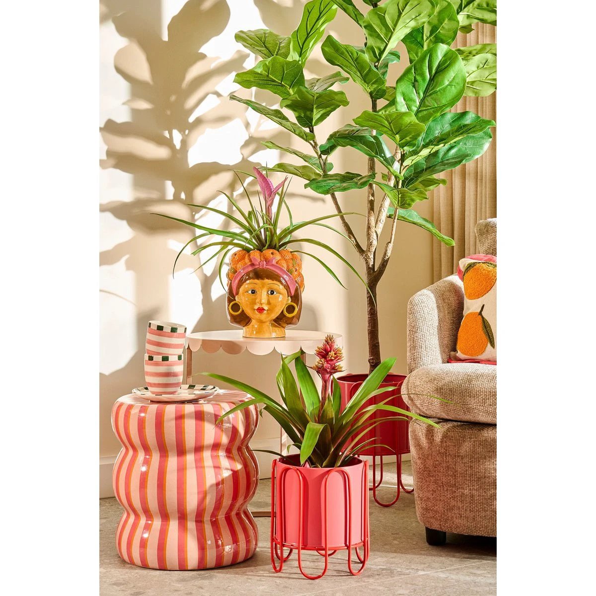 Artificial plant Ficus Green by Mica Decorations