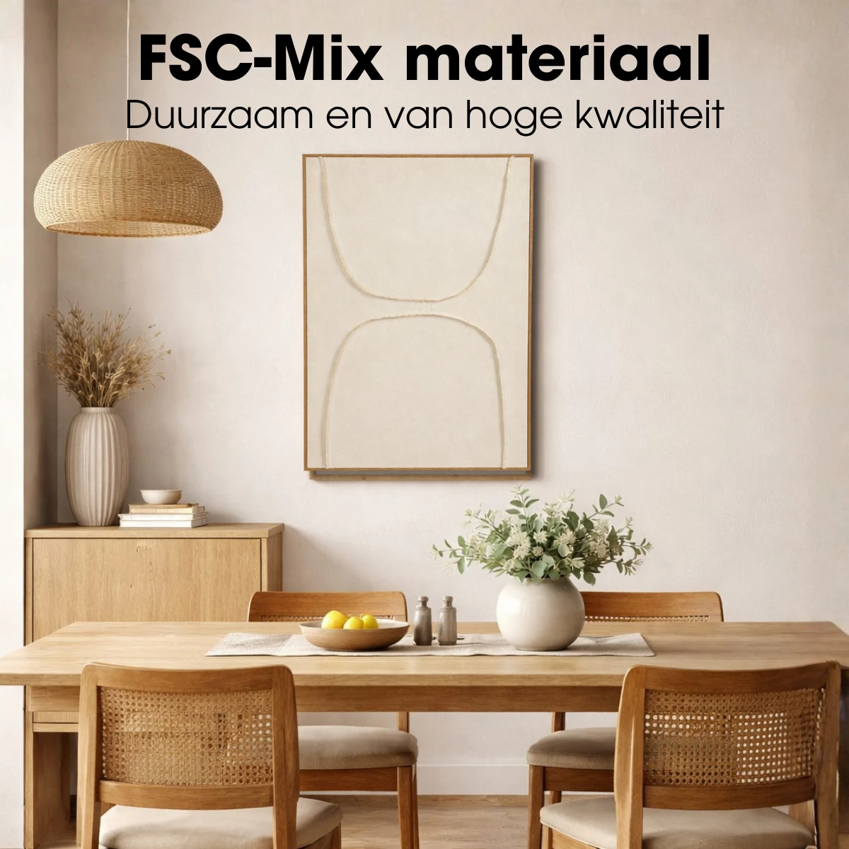 Wall decoration Beige by Mica Decorations