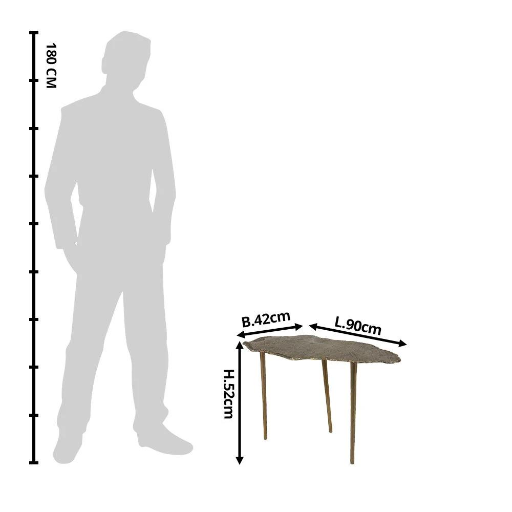 Side table 90x42x52 cm by Clayre & Eef.