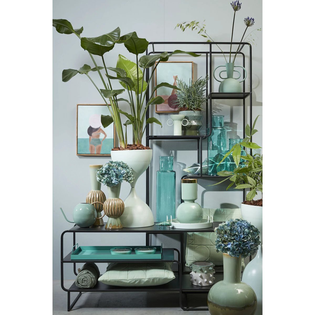 Wall cabinet Jules Black by Mica Decorations