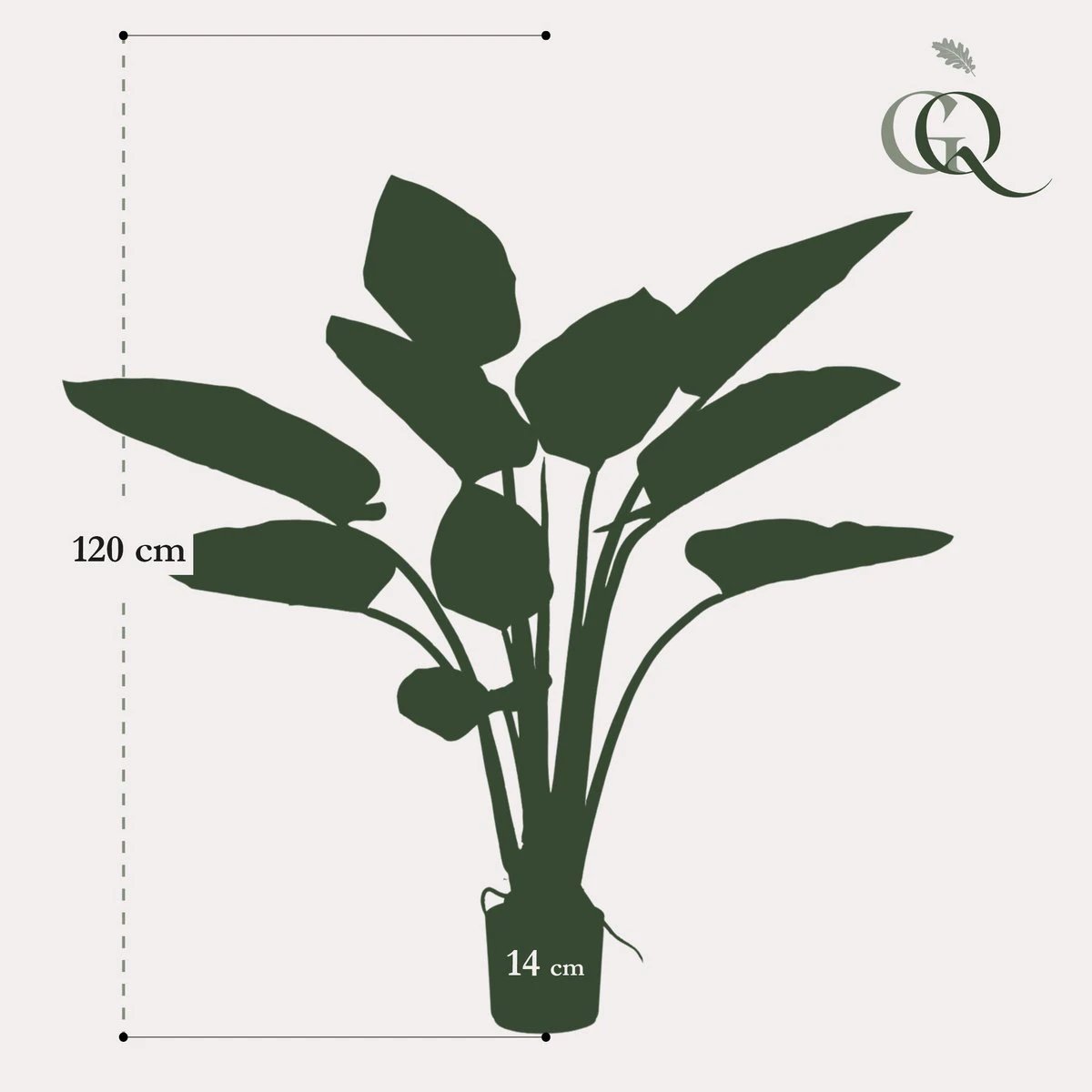 Art Plant - Philodendron - 120 cm by Green boutiQ