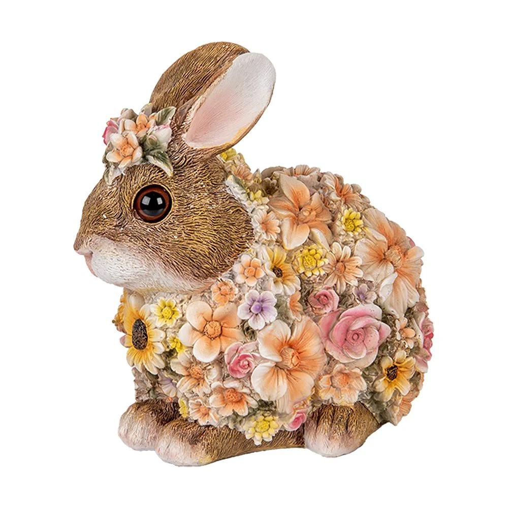 Decoration image rabbit 19x12x18 cm beige plastic by Clayre & Eef.