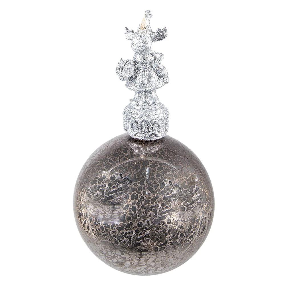 Weihnachtskugel Ø 7x14 cm von Clayre & Eef.