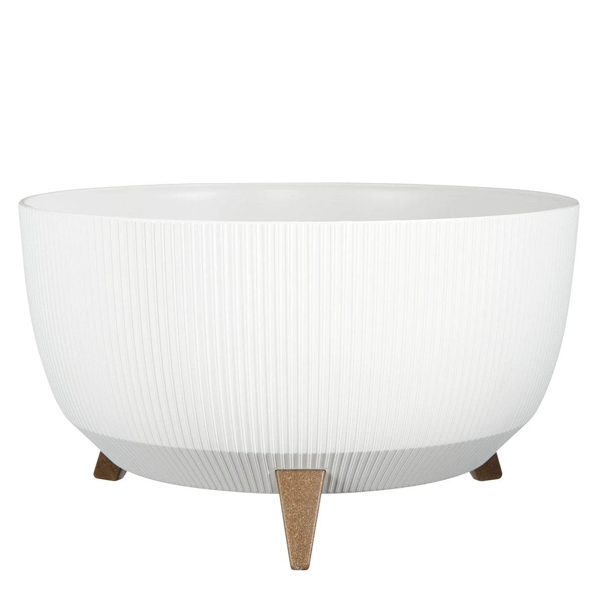 Flowerpot inside Doppio White by Mica Decorations