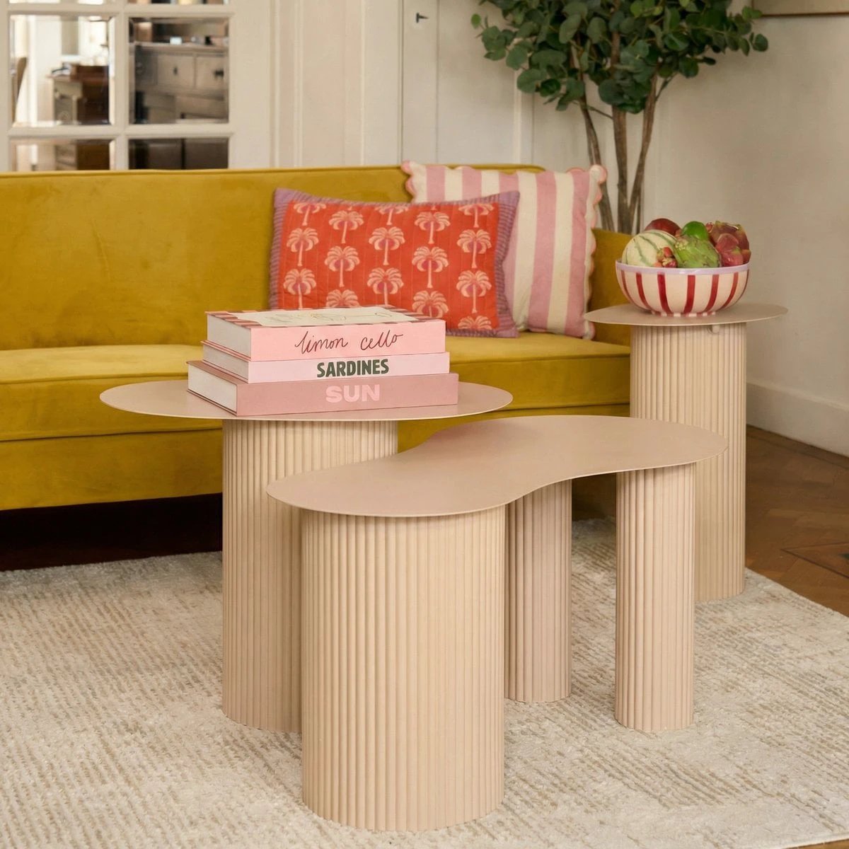 Side table Lux Light brown by Mica Decorations