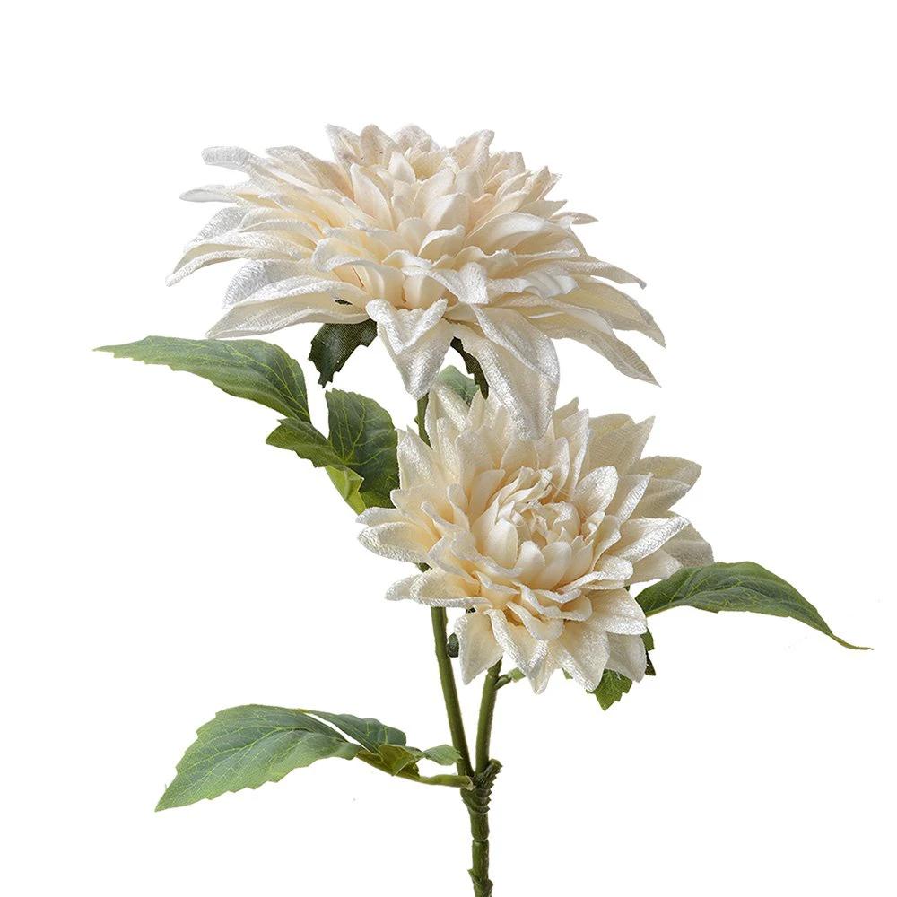Artificial flower 62 cm White Plastic Artificial Plant by Clayre & Eef.