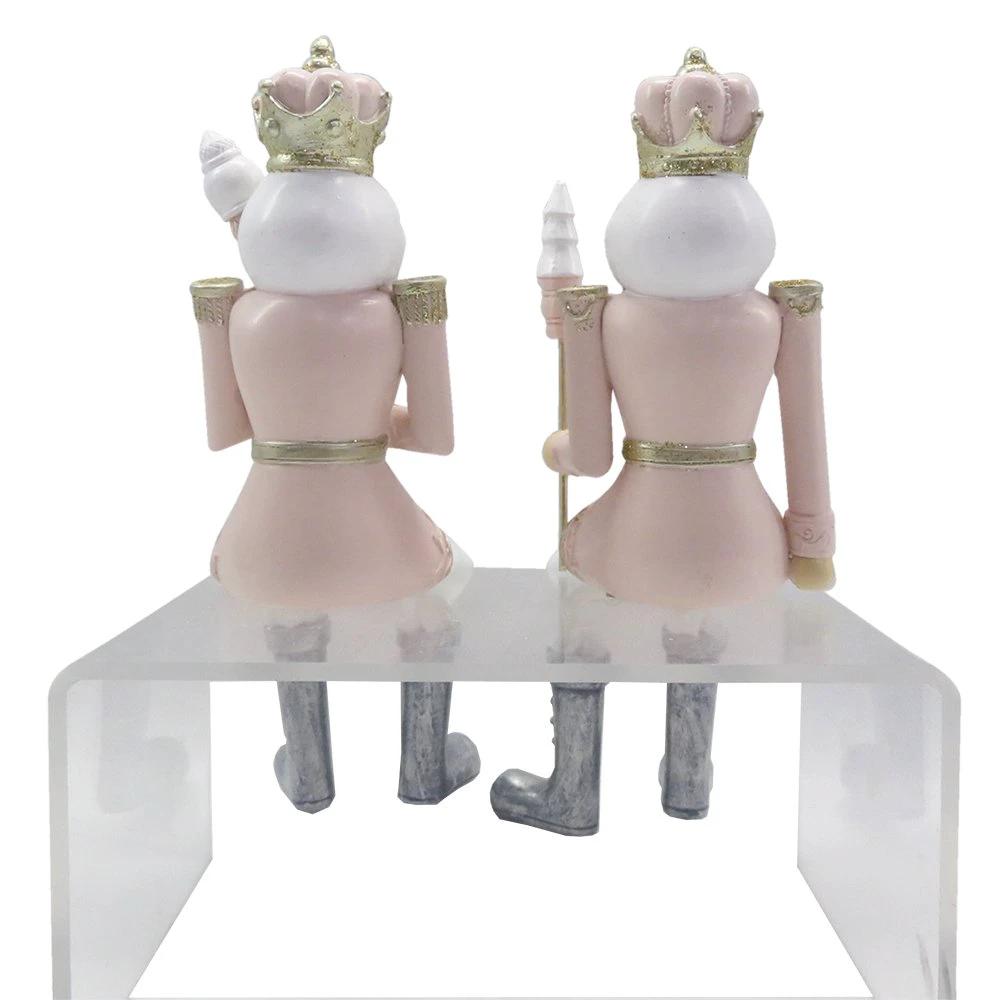 Dekorativer Nussknacker (Set mit 2) 6x6x12/21 cm von Clayre & Eef.