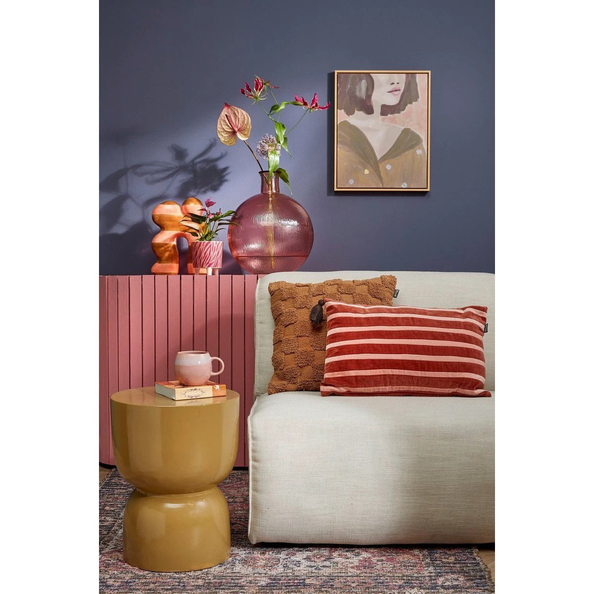 Side table Stage Yellow by Mica Decorations
