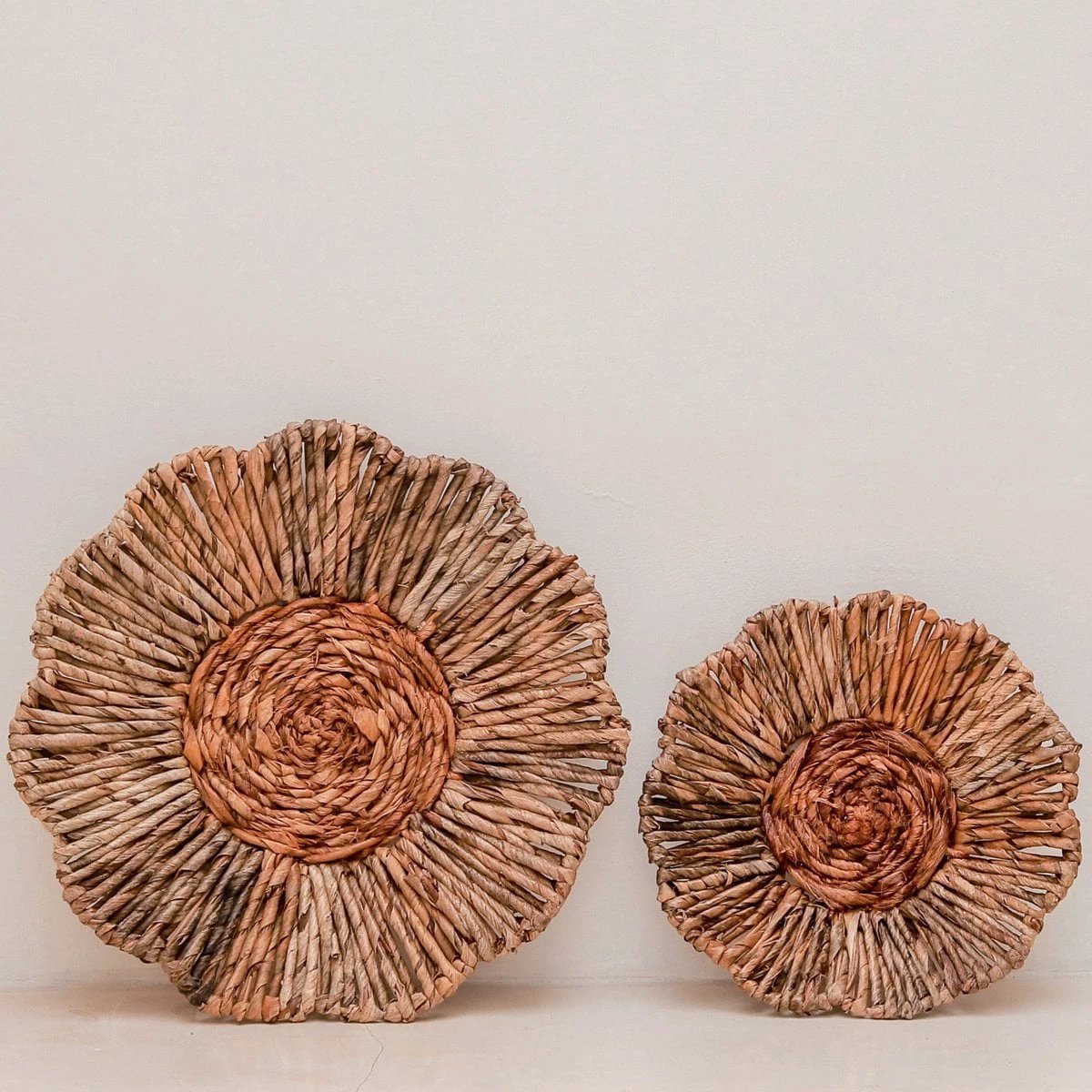Wall Decor or Bowl MELAYA Wall Basket made of Banana Fibre (2 sizes) by Soeji
