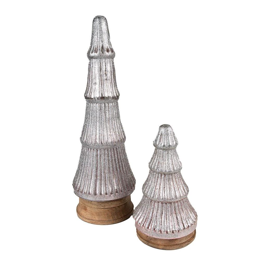 Decoratie kerstboom Ø 13x24 cm by Clayre & Eef.