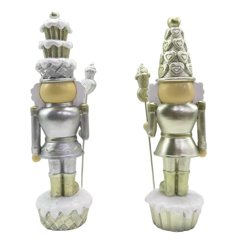 Dekorativer Nussknacker (Set aus 2) 8x6x23 cm von Clayre & Eef.