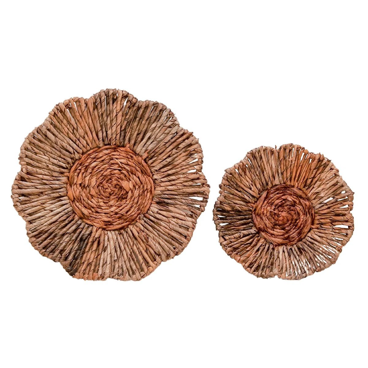 Wall Decor or Bowl MELAYA Wall Basket made of Banana Fibre (2 sizes) by Soeji