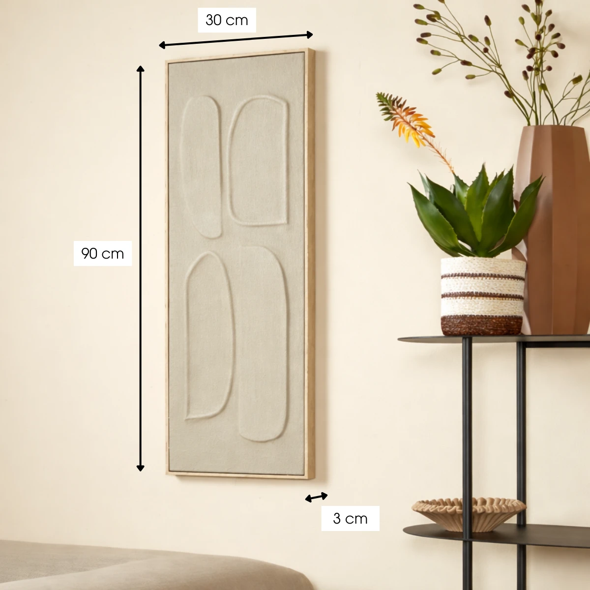Wall decoration Brown by Mica Decorations