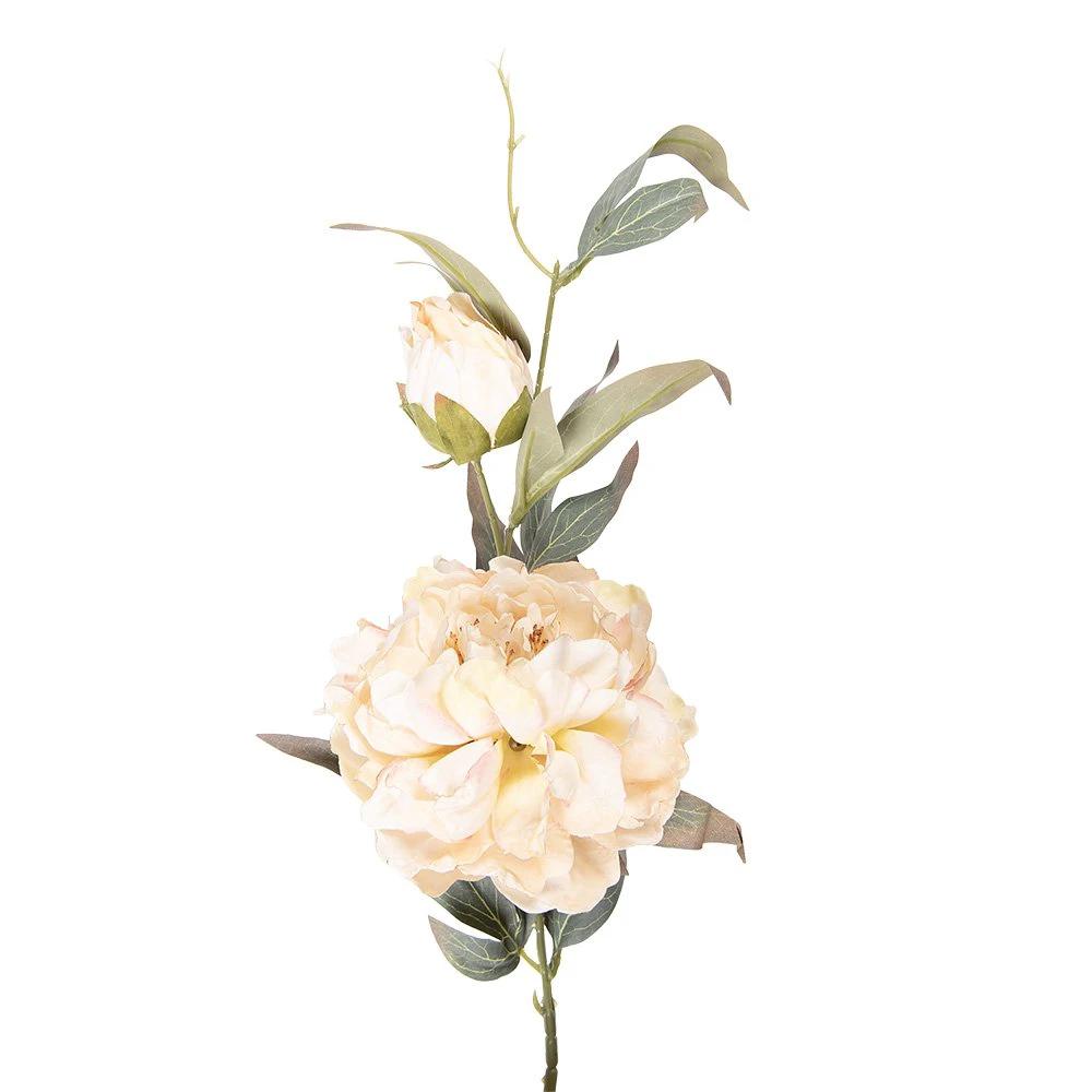 Artificial flower 78 cm Beige Plastic by Clayre & Eef.