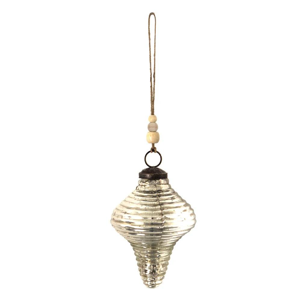Weihnachtskugel Ø 7x9 cm von Clayre & Eef.