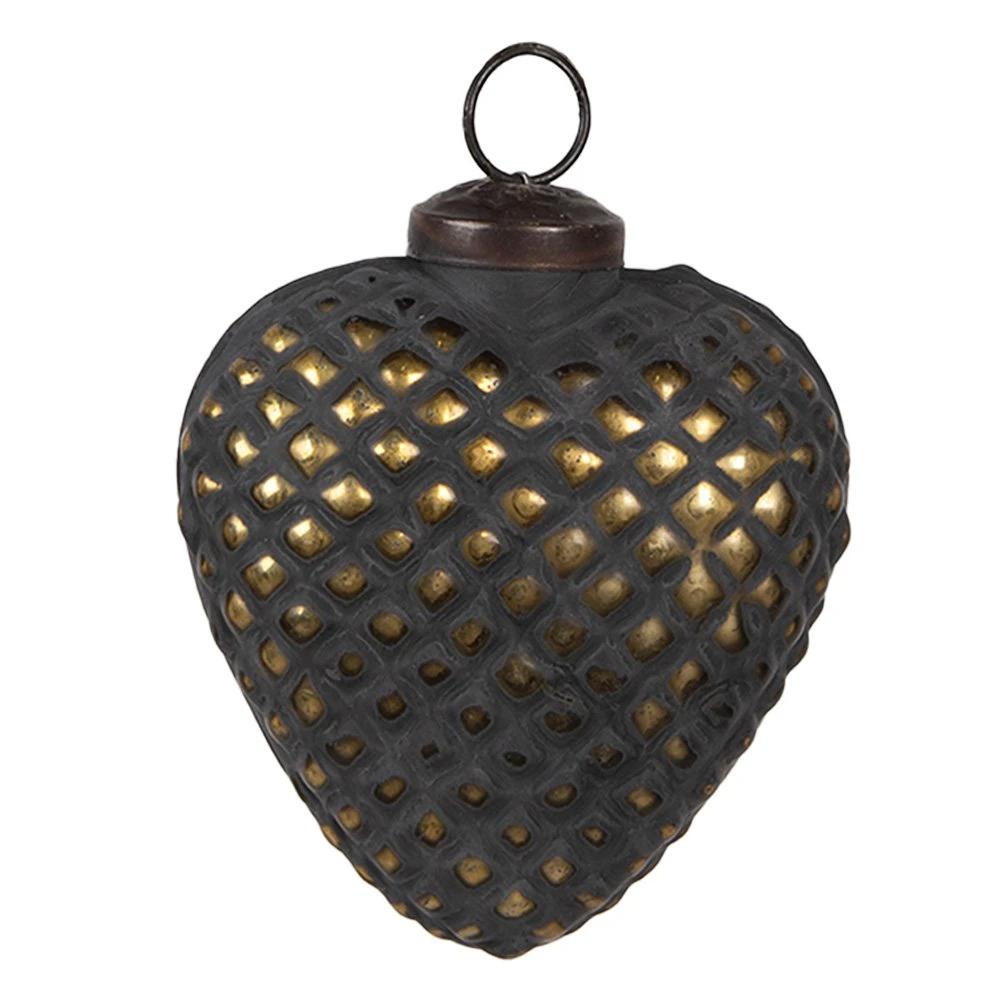 Christmas ball 8x4x9 cm by Clayre & Eef.