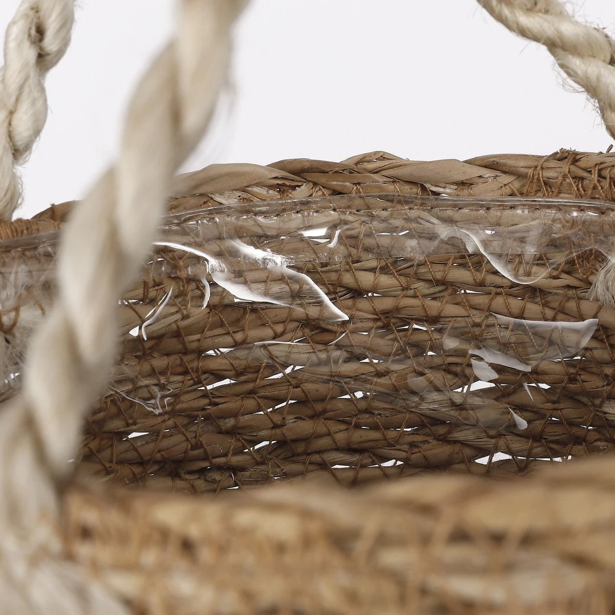 Plant basket set Atlantic Light brown by Mica Decorations