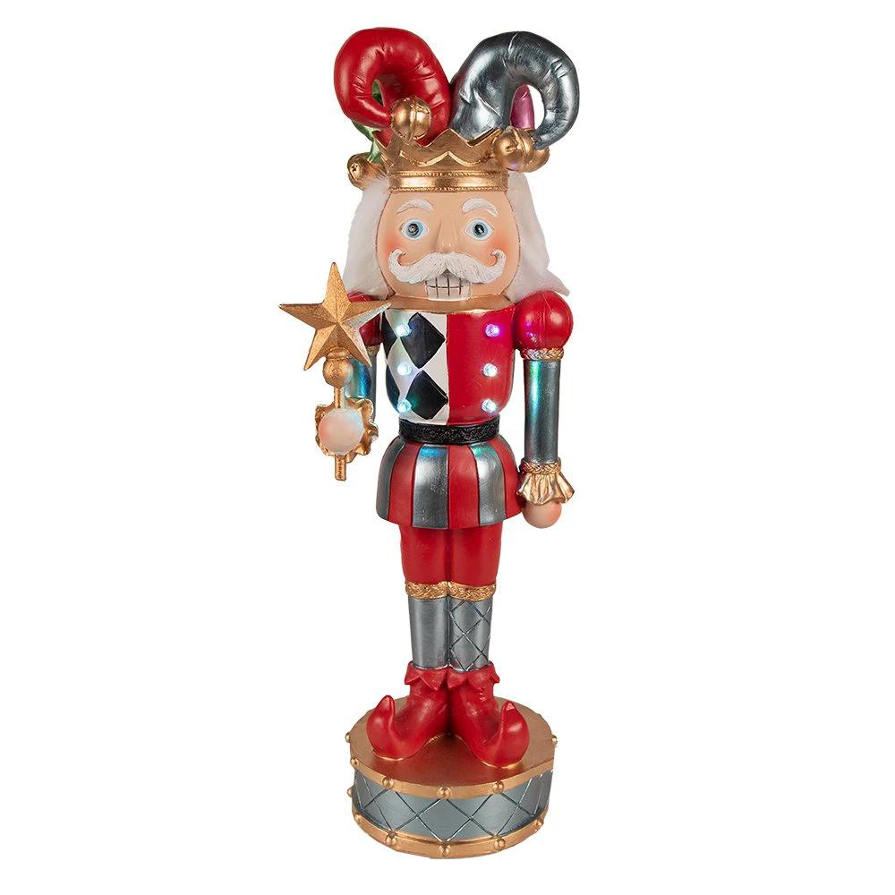 Dekorationsbild Harlequin mit LED 13x10x38 cm / 2xaaa von Clayre & Eef.