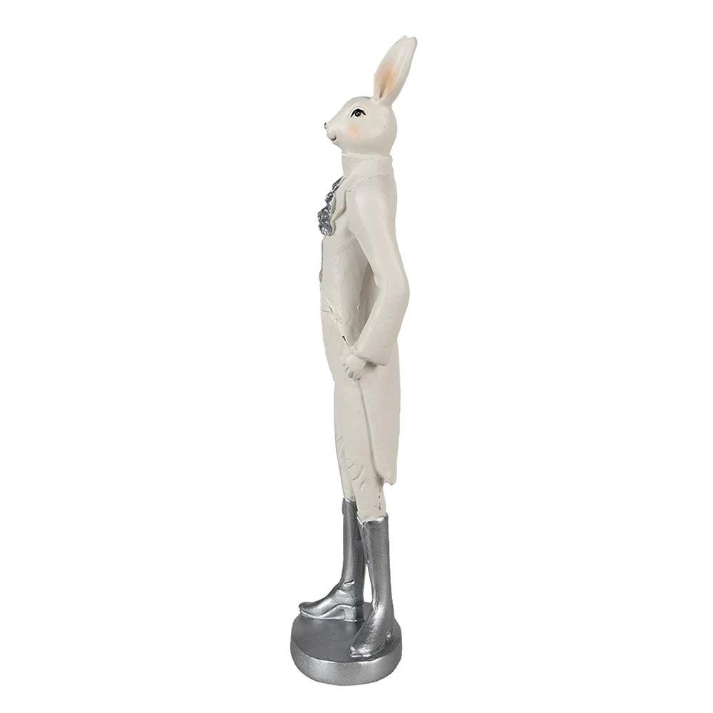 Decoration rabbit 11x8x40 cm by Clayre & Eef.