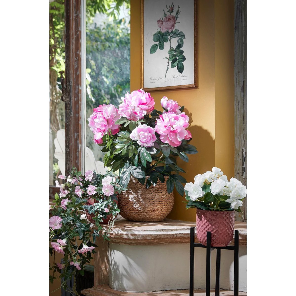 Plant stand Ascot Black by Mica Decorations