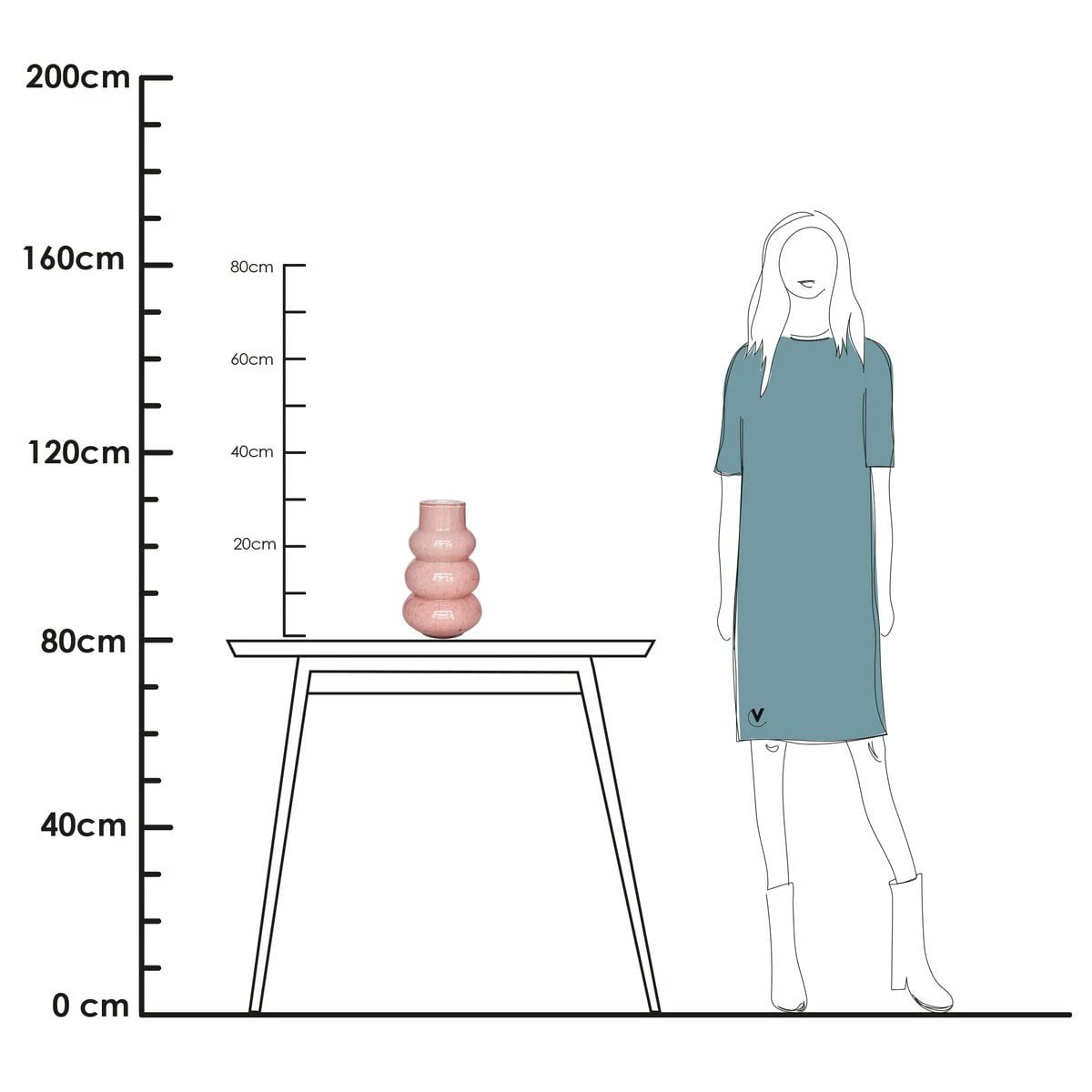 Vase - Lomami Elite Pink by Vase The World