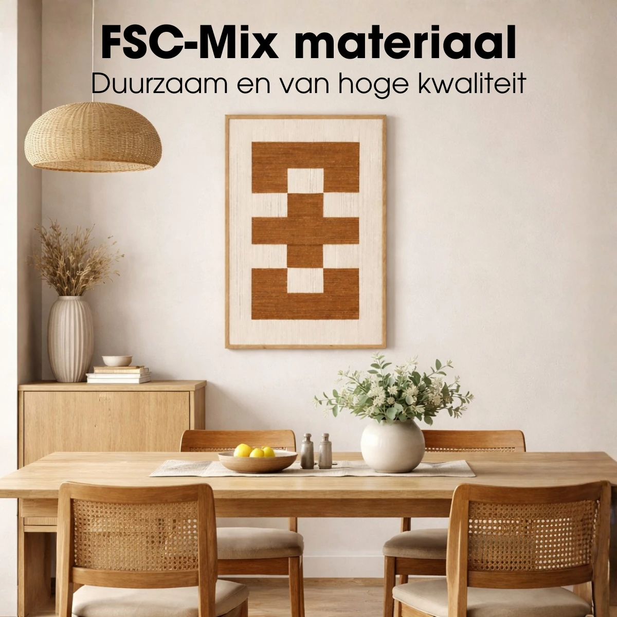 Wall decoration Brown by Mica Decorations