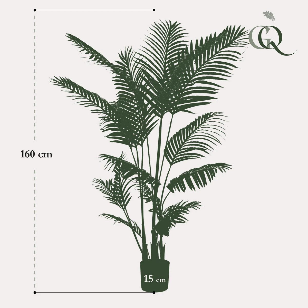Artificial plant - Howea Forsteriana - 160 cm by Green boutiQ