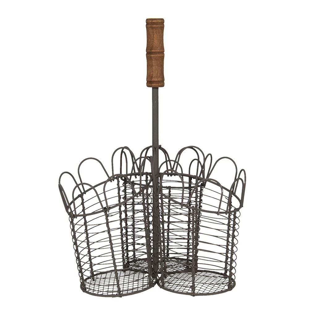Plant holder 25x25x34 cm by Clayre & Eef.