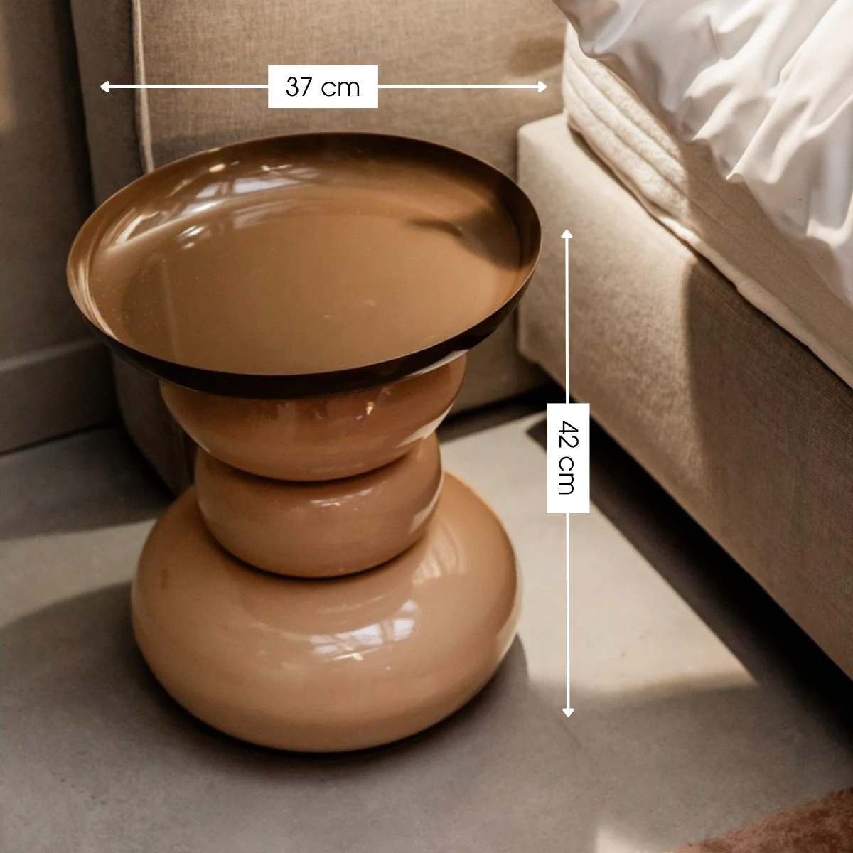 Side table Zita Cream by Mica Decorations