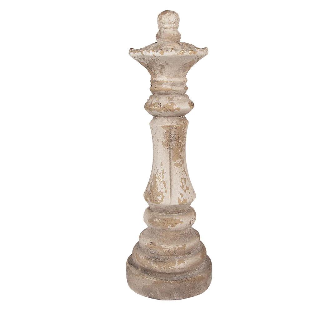 Decoration Ornament Ø 13x40 cm Beige Ceramic by Clayre & Eef.