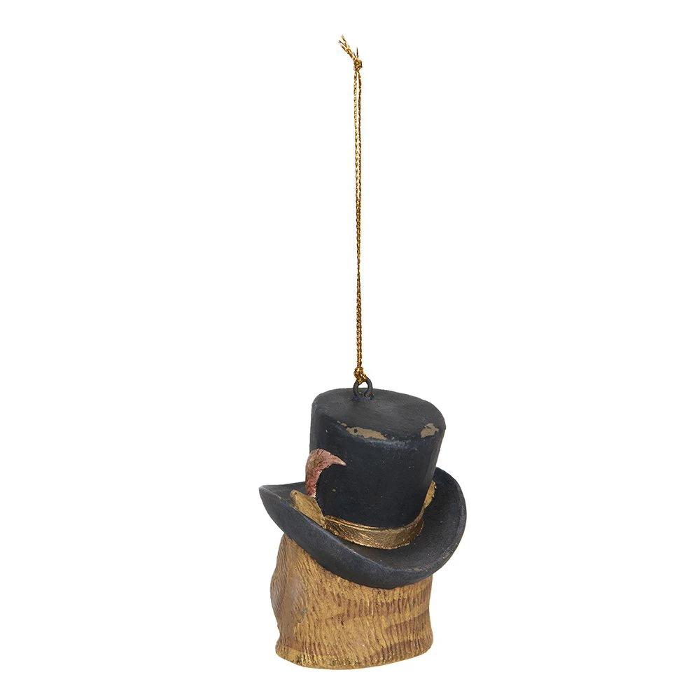 Decoration pendant cat 6x6x8 cm by Clayre & Eef.