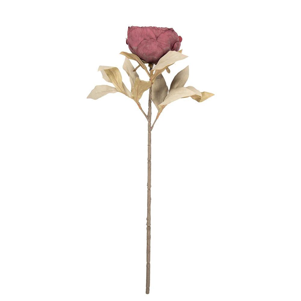 Artificial flower 62 cm red plastic by Clayre & Eef.