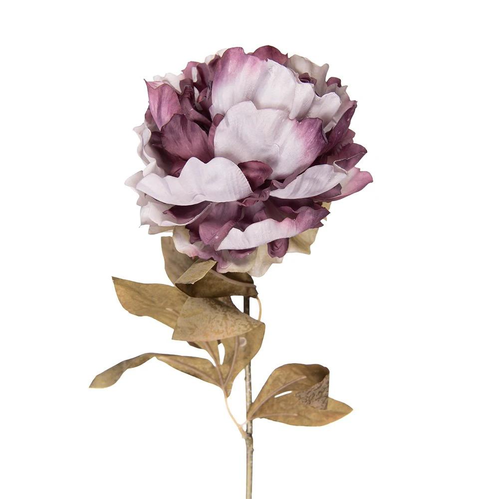 Artificial flower 70 cm Purple plastic by Clayre & Eef.