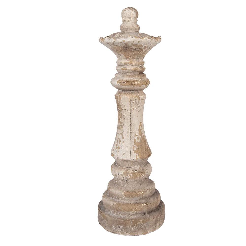 Decoration Ornament Ø 13x40 cm Beige Ceramic by Clayre & Eef.