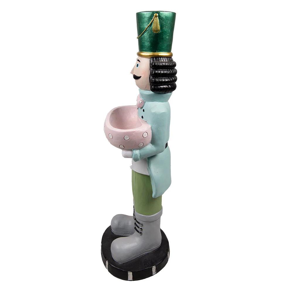 Decoration nutcracker 25x24x79 cm by Clayre & Eef.
